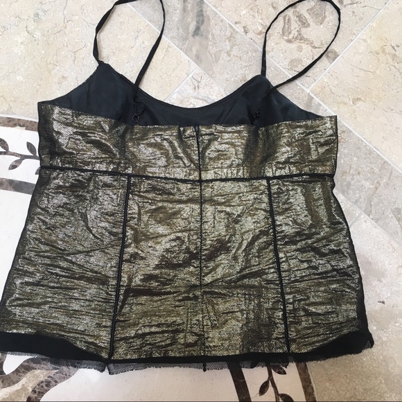 Marc Jacobs Gold and Mesh Runway Top - Picture 5 of 8
